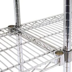 Chrome Wire Shelving Extra Shelf (Pack Of 2) -Storage Equipment Store AIG12978879