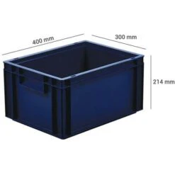 Euro Food Container - Length 300 To 600 mm - 4 To 60 l - Manutan -Storage Equipment Store AIG17324312