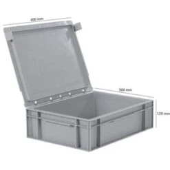Euro Containers With Lid 10L To 30L - 400mm -Storage Equipment Store AIG17324430