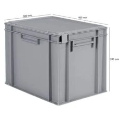 Euro Containers With Lid 10L To 30L - 400mm -Storage Equipment Store AIG17324436