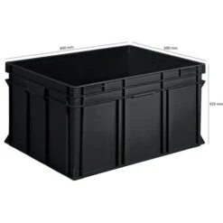European-standard Container - Solid - Black - Recycled -Storage Equipment Store AIG17324524