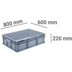 Wide Stacking Containers - 45L To 175L -Storage Equipment Store AIG17324541