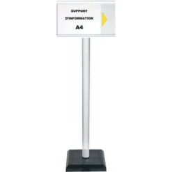 Post With A4 PVC Information Panel - Premium