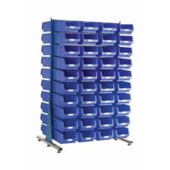 Double Sided Rack (1600h X 1000w) With Bins 21 Double Sided Rack (1600h X 1000w) With Bins -Storage Equipment Store AIG19810085