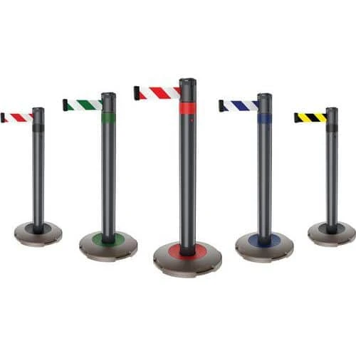 Indoor/Outdoor Posts - Retractable Barriers - Coloured Belts - Skipper 4 Indoor/Outdoor Posts - Retractable Barriers - Coloured Belts - Skipper - Image 2