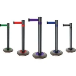 Indoor/Outdoor Posts - Retractable Barriers - Coloured Belts - Skipper 12 Indoor/Outdoor Posts - Retractable Barriers - Coloured Belts - Skipper -Storage Equipment Store AIG20183776