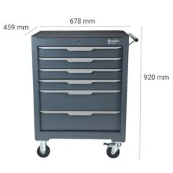 Steel Six-drawer Trolley - Manutan 16 Steel Six-drawer Trolley - Manutan -Storage Equipment Store AIG20607579