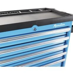 Tool Trolley - 6/7 Drawers - Perforated Sides & Bottle Tray - Manutan 40 Tool Trolley - 6/7 Drawers - Perforated Sides & Bottle Tray - Manutan -Storage Equipment Store AIG20607589