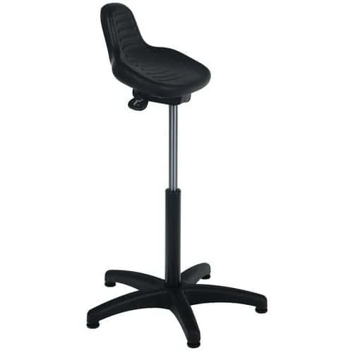 Sit/stand Stool - Without Footrest - Manutan 6 Sit/stand Stool - Without Footrest - Manutan - Image 4