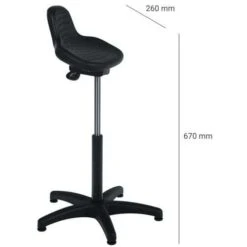 Sit/stand Stool - Without Footrest - Manutan 17 Sit/stand Stool - Without Footrest - Manutan -Storage Equipment Store AIG21151768