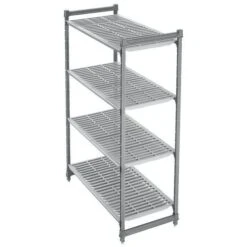 Cambro Basics Plus Ventilated Shelving Bays With 4 Shelves - 1830h