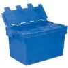 Attached Lid Container - 60L Capacity - Blue -Storage Equipment Store AIG22129097