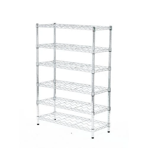 Chrome Wine Rack With 35 To 63 Bottle Capacity - 355d 10 Chrome Wine Rack With 35 To 63 Bottle Capacity - 355d - Image 8