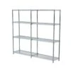 2 Bay Chrome Shelving - 1600h X 915w X 355d - Offer -Storage Equipment Store AIG22378914