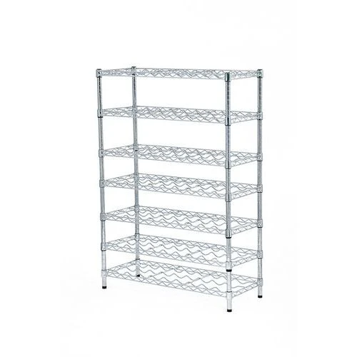 Chrome Wine Rack With 35 To 63 Bottle Capacity - 355d 6 Chrome Wine Rack With 35 To 63 Bottle Capacity - 355d - Image 4