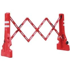 Extendable Weighted Work Site Barrier - Manutan -Storage Equipment Store AIG2300378