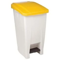 Plastic Mobile Pedal Bin - 60-Litre Capacity - Food Waste - Manutan UK 11 Plastic Mobile Pedal Bin - 60-Litre Capacity - Food Waste - Manutan UK -Storage Equipment Store AIG2320347