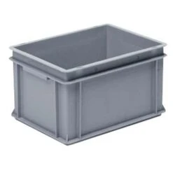 Grey Stacking Containers 6L To 30L - 400mm -Storage Equipment Store AIG2325085