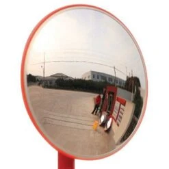 Round Safety Mirror - Convex - Outdoor/Indoor Traffic - Manutan UK -Storage Equipment Store AIG2327449