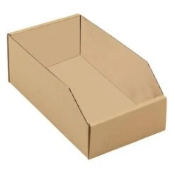 Brown Kraft Cardboard Storage Containers - Length 300 mm - 3.6 To 8.3 l -Storage Equipment Store AIG2328363