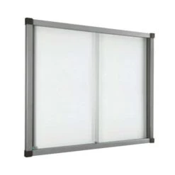 Cube Indoor Enclosed Bulletin Board - Aluminium Board - Security Glass Door -Storage Equipment Store AIG2330819