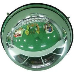 Convex Safety Full Round Mirror - For Hallway Traffic - Manutan UK -Storage Equipment Store AIG2331881