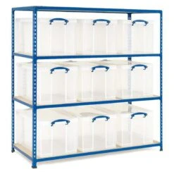 Rapid 2 Storage Bay With Really Useful Boxes - Make Your Selection 40 Rapid 2 Storage Bay With Really Useful Boxes - Make Your Selection -Storage Equipment Store AIG23785767