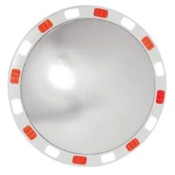 90° Round Safety Mirror - Convex - Outdoor Traffic - Manutan UK -Storage Equipment Store AIG2383489