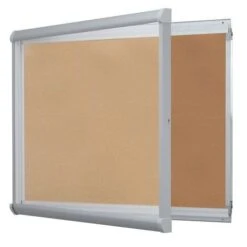 Stylish Indoor Enclosed Bulletin Board - Cork Board - Safety-glass Door 15 Stylish Indoor Enclosed Bulletin Board - Cork Board - Safety-glass Door -Storage Equipment Store AIG2385836