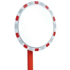 90° Round Safety Mirror - Convex - Outdoor Traffic - Manutan UK -Storage Equipment Store AIG2417367