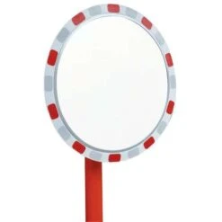 90° Round Safety Mirror - Convex - Outdoor Traffic - Manutan UK -Storage Equipment Store AIG2433456