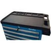 Tool Trolley - 6/7 Drawers - Perforated Sides & Bottle Tray - Manutan -Storage Equipment Store AIG2443643