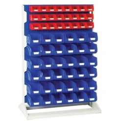 Bott Double-sided Louvre Panel Racks - 1450mm High -Storage Equipment Store AIG2507276