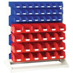 Bott Single-sided Louvre Panel Racks - 1125mm High -Storage Equipment Store AIG2507286