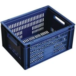 Euro Stacking Container - Ventilated Sides & Base - Manutan UK -Storage Equipment Store AIG2770610 1