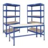 Rapid 3 Pro Shelving & Rapid 1 Workbench Bundle -Storage Equipment Store AIG29475408