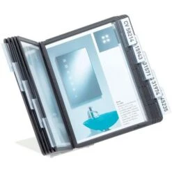 Durable Vario Desk Unit - 10 Black A5 Pockets -Storage Equipment Store AIG295006