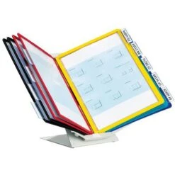 Durable Vario Pro Desk Or Wall Unit - 10 Assorted A4 Pockets -Storage Equipment Store AIG295204