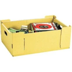 Stackable Cardboard Containers - Length 530 mm - 25 I -Storage Equipment Store AIG296324