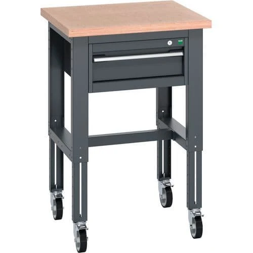 Bott Cubio Mobile Workbench With MPX Worktop HxWxD 840-1140x750x750mm 12 Bott Cubio Mobile Workbench With MPX Worktop HxWxD 840-1140x750x750mm - Image 10