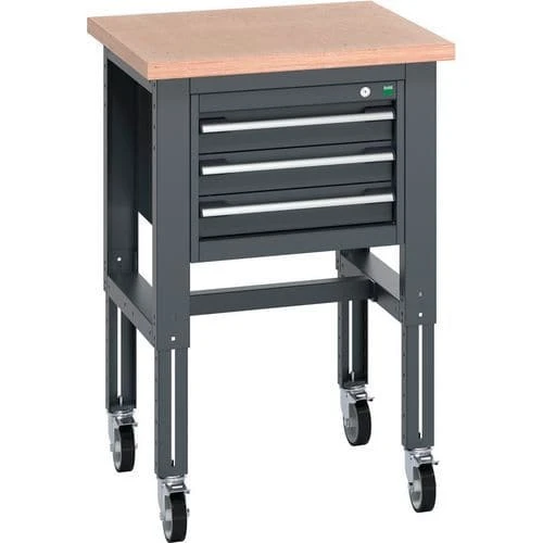 Bott Cubio Mobile Workbench With MPX Worktop HxWxD 840-1140x750x750mm 13 Bott Cubio Mobile Workbench With MPX Worktop HxWxD 840-1140x750x750mm - Image 11