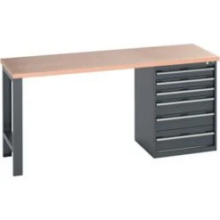 Bott Cubio Heavy Duty Workbench With MPX Worktop HxWxD 940x2000x750mm -Storage Equipment Store AIG29685921