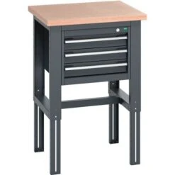 Bott Cubio Height Adjustable Workbench MPX & Drawers 740-1140x750x750mm -Storage Equipment Store AIG29685949