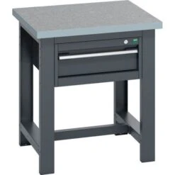 Bott Cubio Heavy Duty Industrial Workstand With Lino Worktop HxWxD 840x750x750mm -Storage Equipment Store AIG29685953