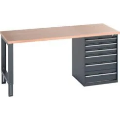 Bott Cubio Heavy Duty Steel Workbench With MPX Worktop HxWxD 940x2000x900mm -Storage Equipment Store AIG29686307