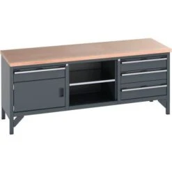 Bott Cubio Workbench With 4 Drawers 1 Cupboard & 1 Shelf -Storage Equipment Store AIG29686327
