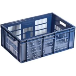 Euro Stacking Container - Ventilated Sides & Base - Manutan UK -Storage Equipment Store AIG2980347 1