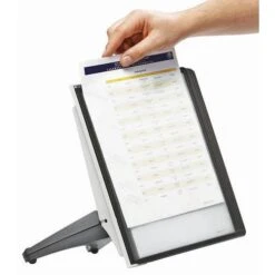 Durable Sherpa Soho Desk Unit - 5 Black A4 Pockets -Storage Equipment Store AIG3029845