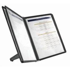 Durable Sherpa Soho Desk Unit - 5 Black A4 Pockets -Storage Equipment Store AIG3029846