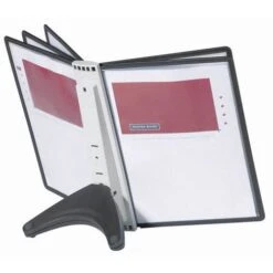 Durable Sherpa Soho Desk Unit - 5 Black A4 Pockets -Storage Equipment Store AIG3029848